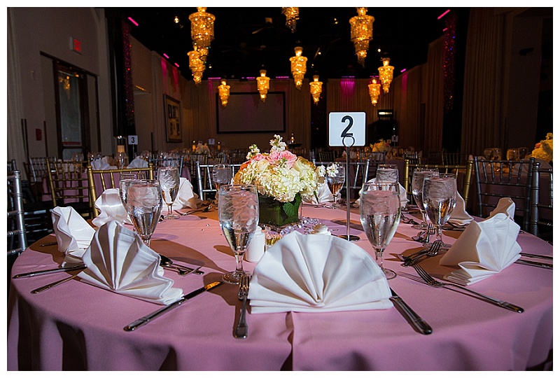 Blush and white Piazza in the Village wedding flowers