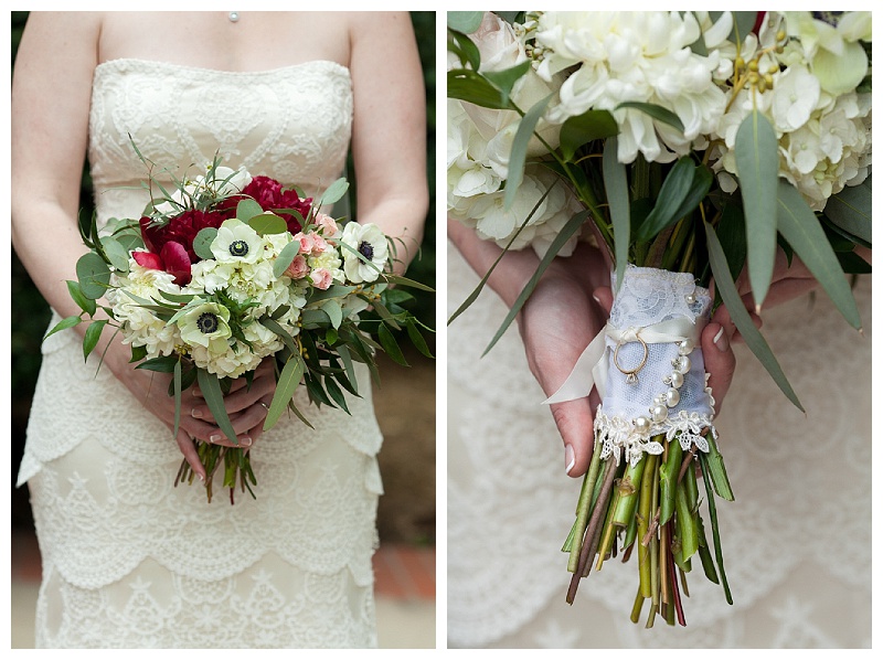 Losely styled, Organic and Airy Marsala and Blush Wedding Florals