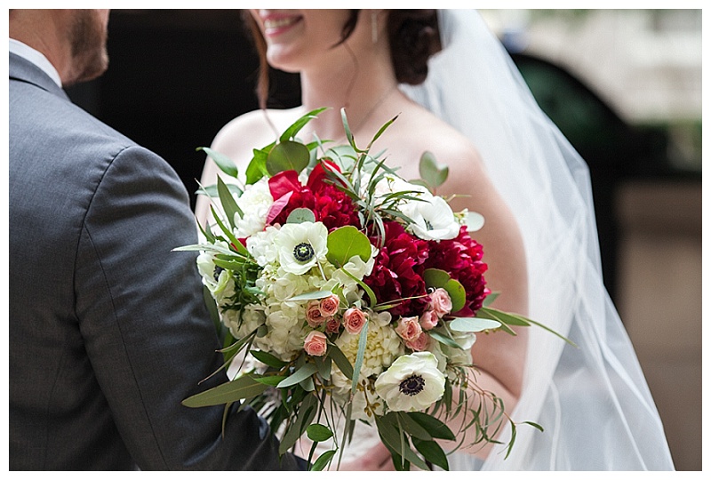 Losely styled, Organic and Airy Marsala and Blush Wedding Florals