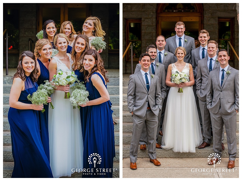 hydrangea dusty miller and tullip wedding flowers