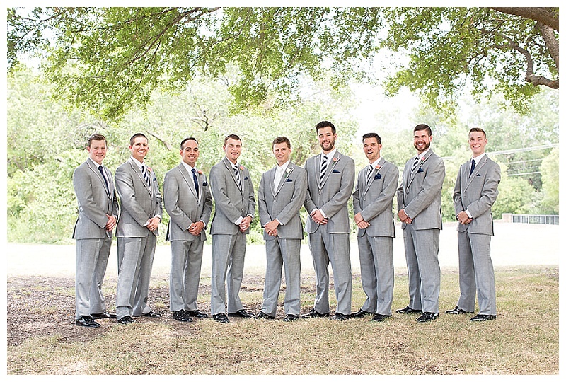 Coral, pink, peach, yellow, and green wedding flowers