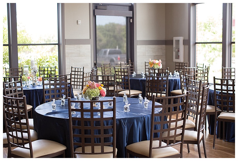 Coral, pink, peach, yellow, and green wedding flowers