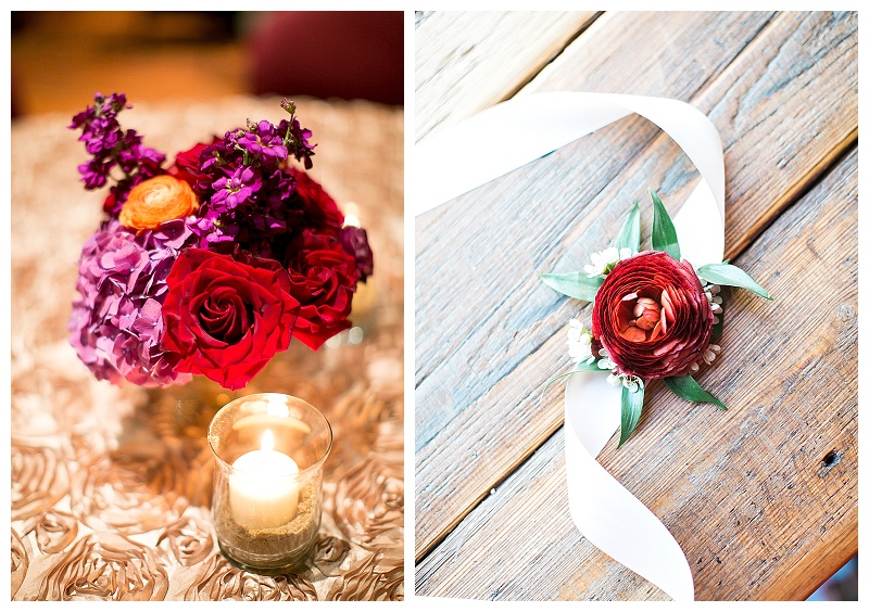 Jewel tone wedding flowers dallas