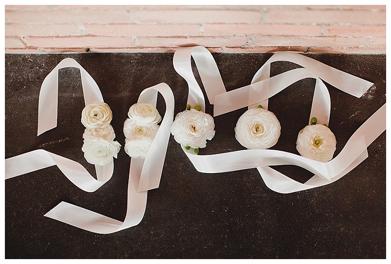 Traditional white, green, and blue wedding flowers dallas