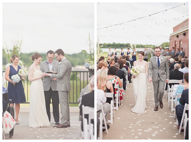 Traditional white, green, and blue wedding flowers dallas