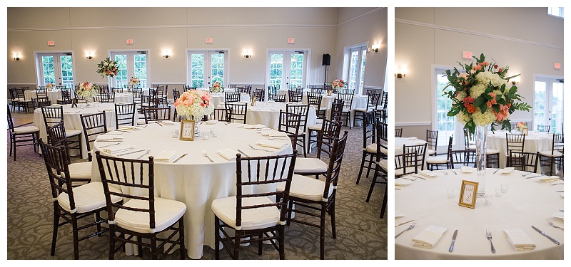 bright coral and pink wedding flowers dallas