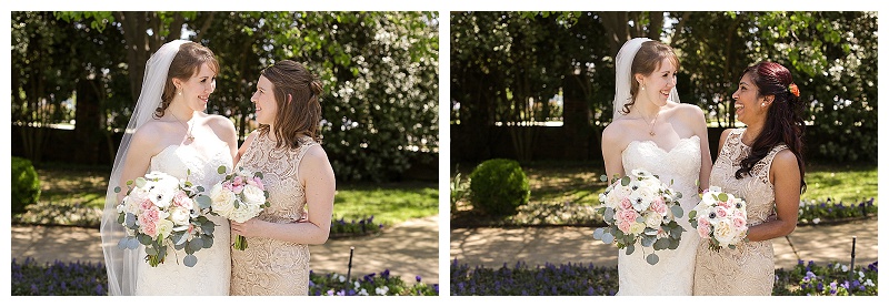 Traditional wedding flowers with silver dollar eucalyptus