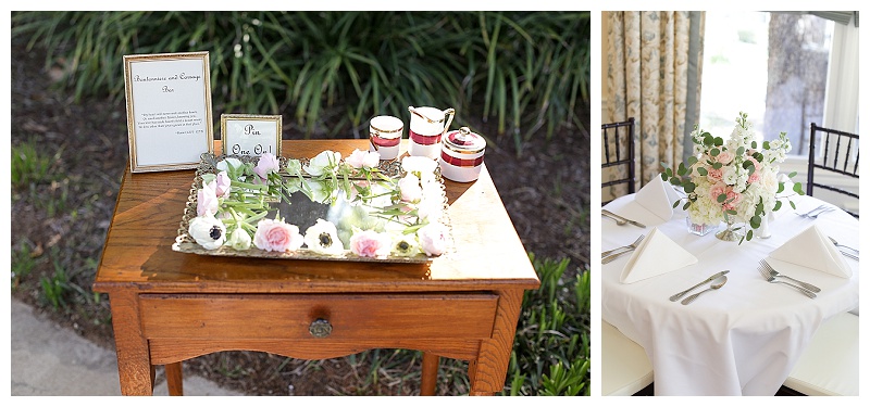 Traditional wedding flowers with silver dollar eucalyptus