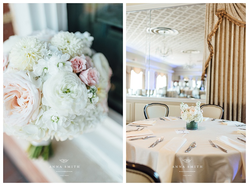 Colonial Country Club Wedding Flowers