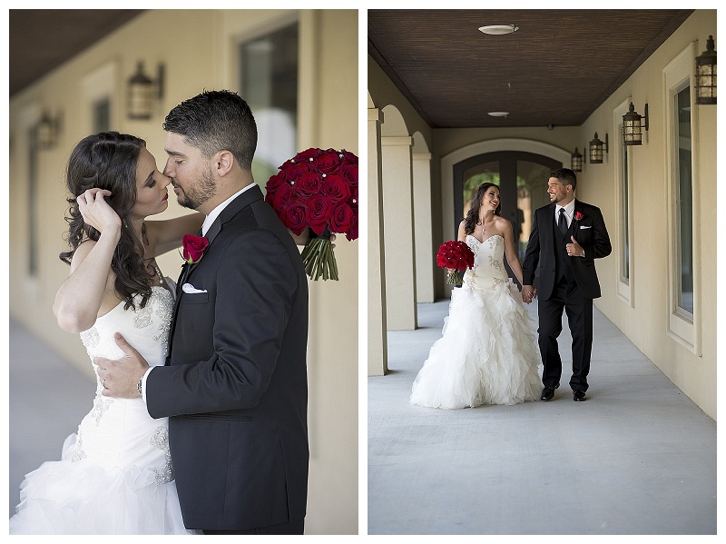 Chapel Ana Villa Red Rose Wedding and Bridal Bouquet