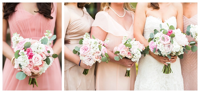 Noah's Richardson blush and pink wedding flowers hydrangea peonies garden roses