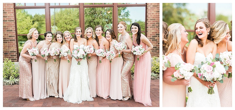 Noah's Richardson blush and pink wedding flowers hydrangea peonies garden roses