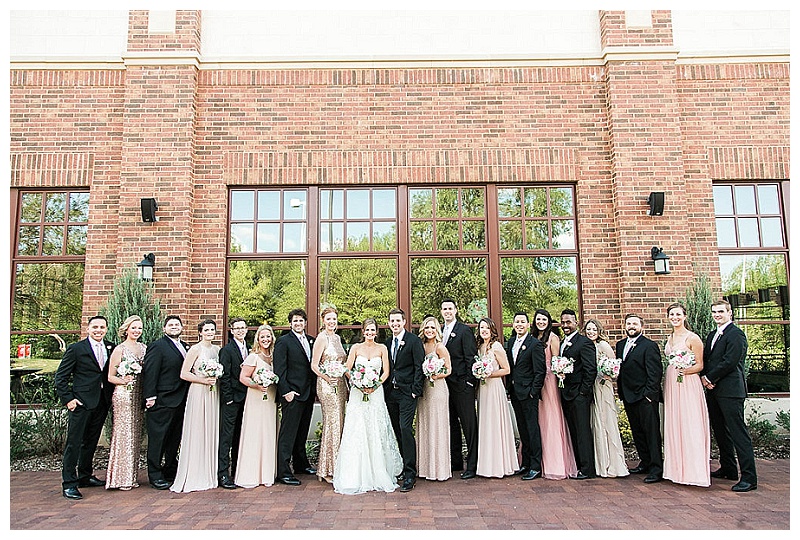 Noah's Richardson blush and pink wedding flowers hydrangea peonies garden roses