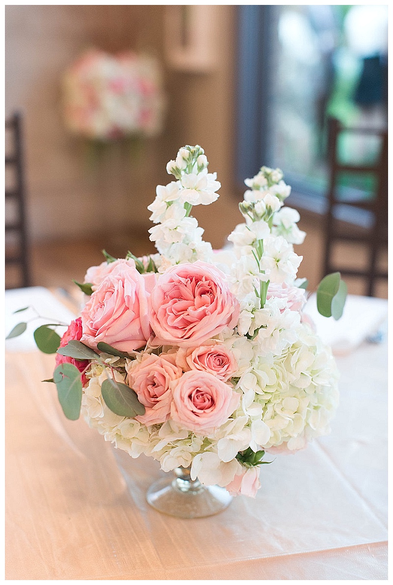 Noah's Richardson blush and pink wedding flowers hydrangea peonies garden roses