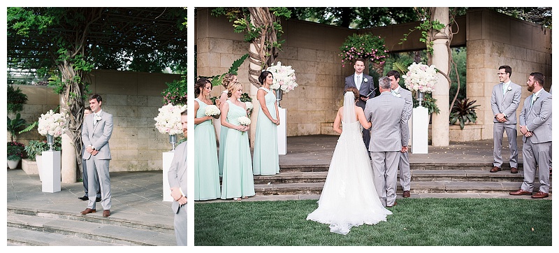 Dallas Arboretum Summer Wedding Flowers