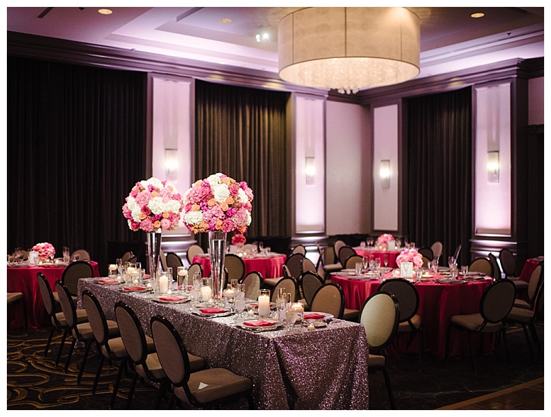 Bright Pink and Orange Dallas Wedding Flowers