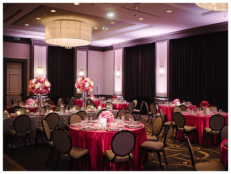 Bright Pink and Orange Dallas Wedding Flowers