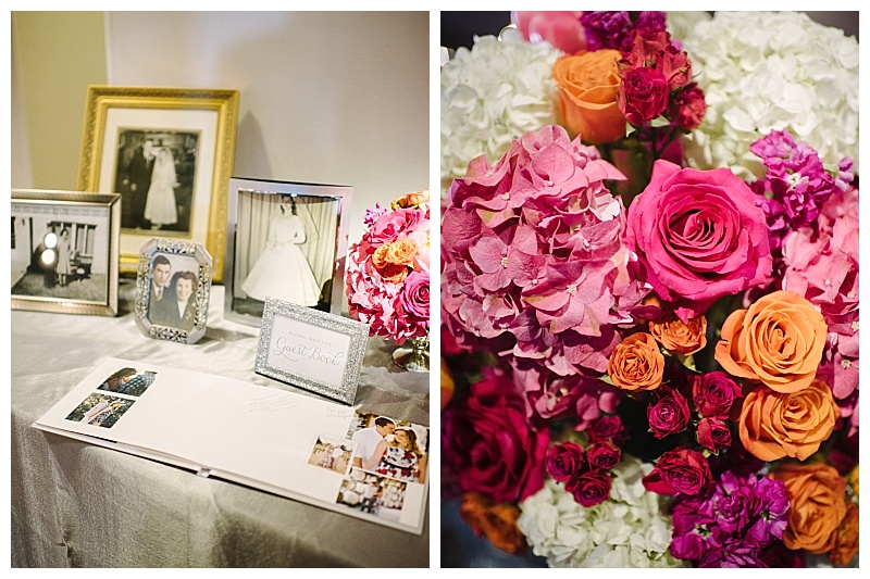 Bright Pink and Orange Dallas Wedding Flowers