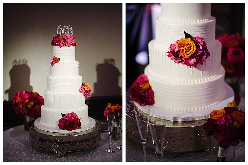 Bright Pink and Orange Dallas Wedding Flowers