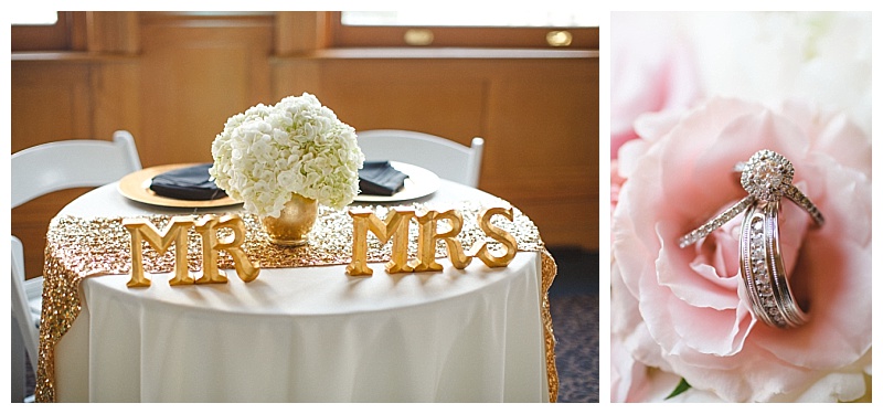 Traditional white and blush dallas wedding flowers at the Old Red Museum