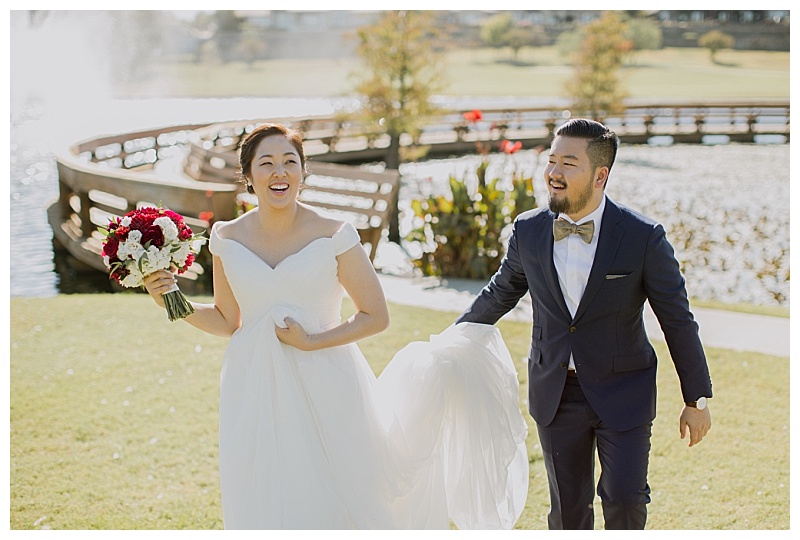 burgundy and white dallas wedding flowers with greenery