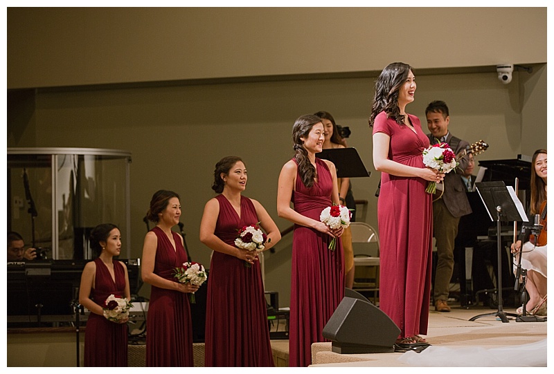 burgundy and white dallas wedding flowers with greenery