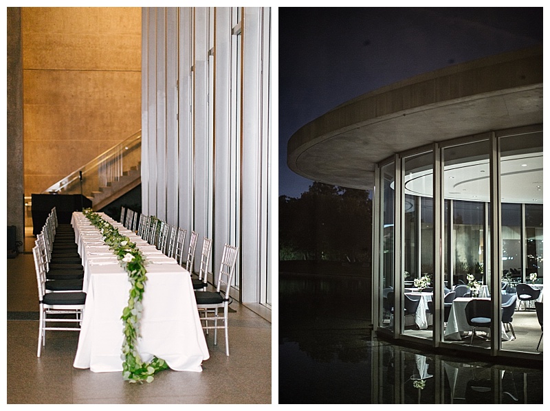 Modern Museum of Art wedding flowers fort worth