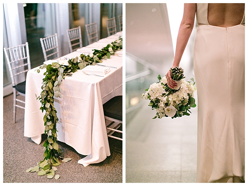 Modern Museum of Art wedding flowers fort worth