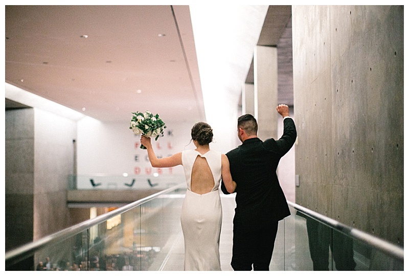 Modern Museum of Art wedding flowers fort worth