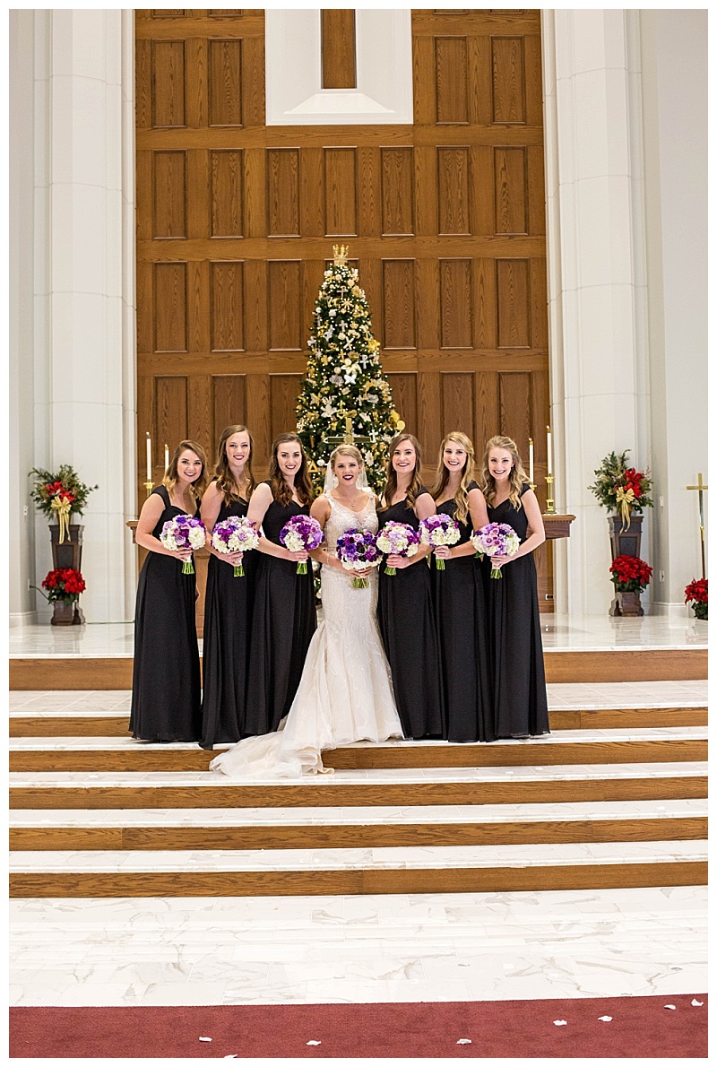 Purple Dallas Wedding Flowers