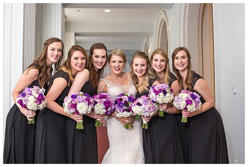 Purple Dallas Wedding Flowers