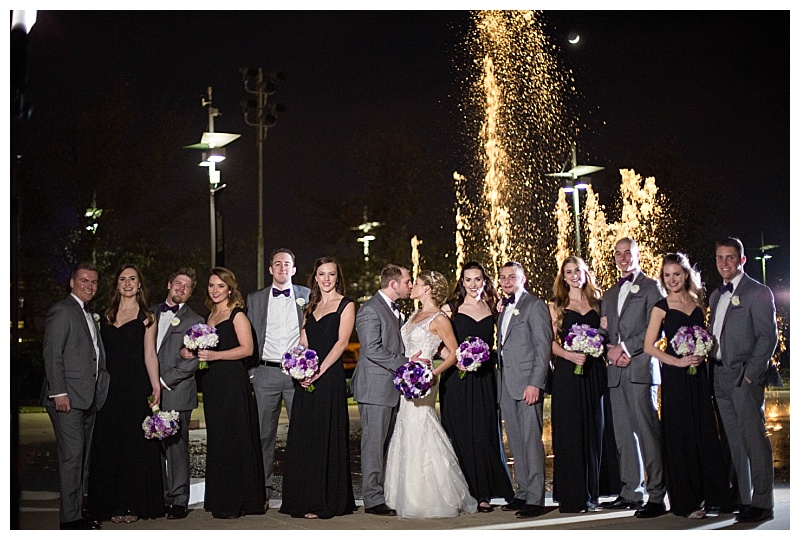 Purple Dallas Wedding Flowers