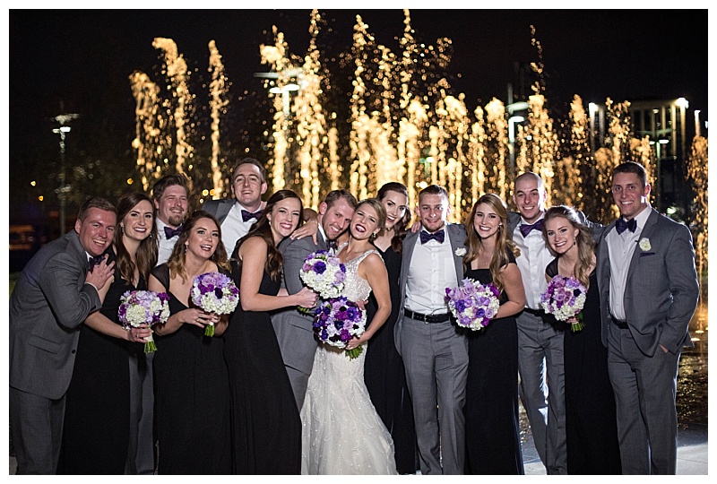 Purple Dallas Wedding Flowers