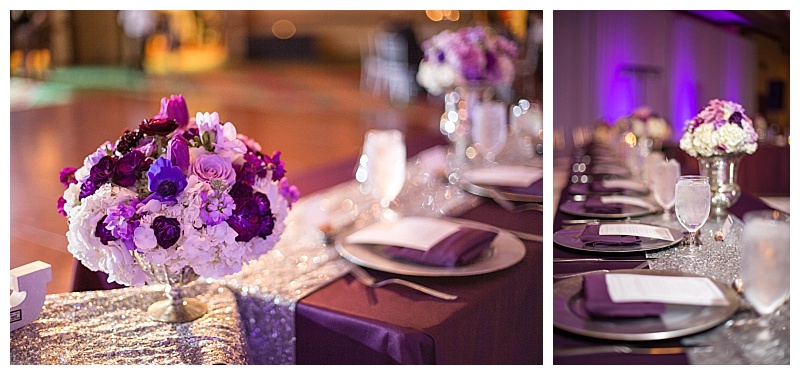 Purple Dallas Wedding Flowers