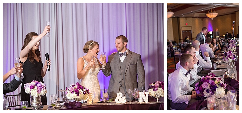 Purple Dallas Wedding Flowers