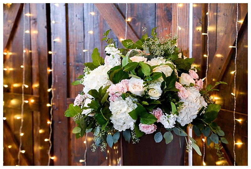blush and ivory plano texas wedding flowers