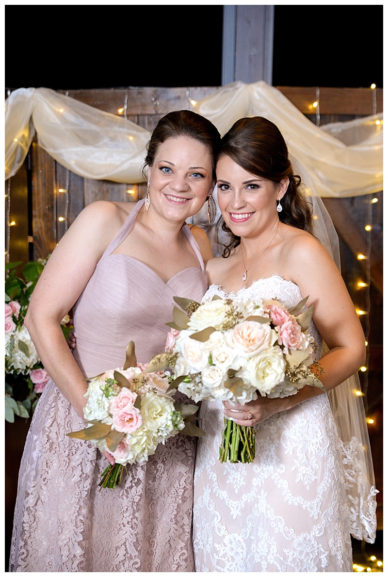 blush and ivory plano texas wedding flowers