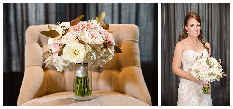 blush and ivory plano texas wedding flowers