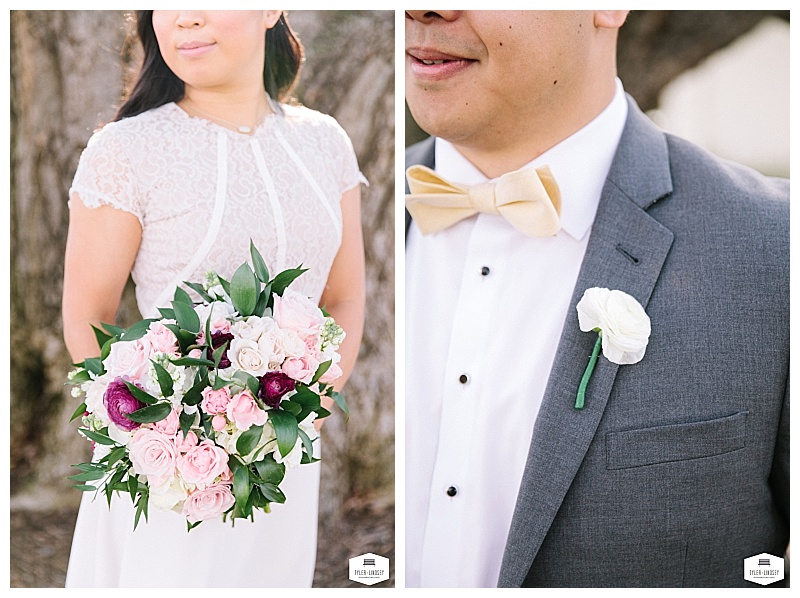 fall burgundy blush and white hidden pines texas wedding flowers