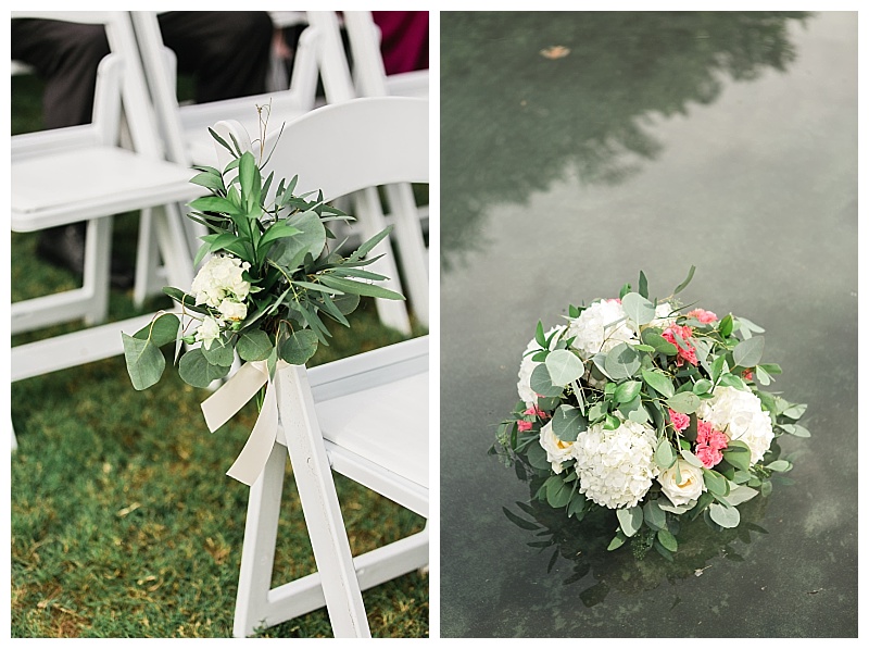 Garden style Dallas arboretum wedding flowers