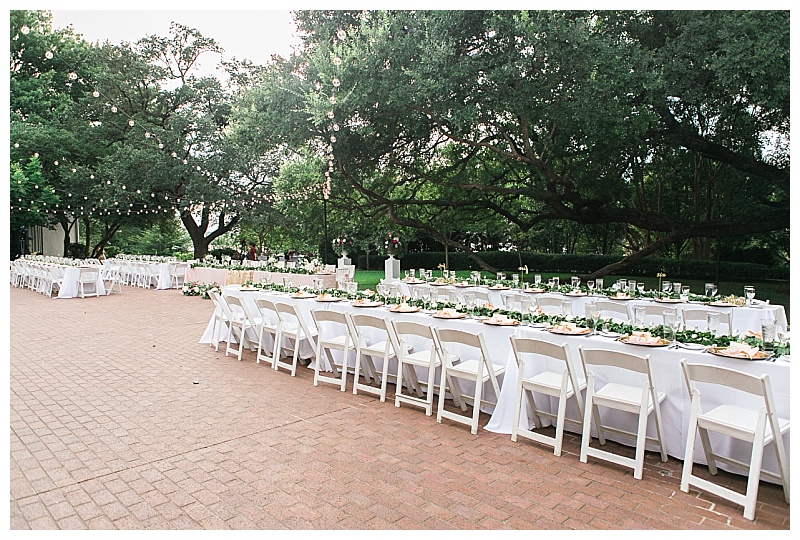 Garden style Dallas arboretum wedding flowers