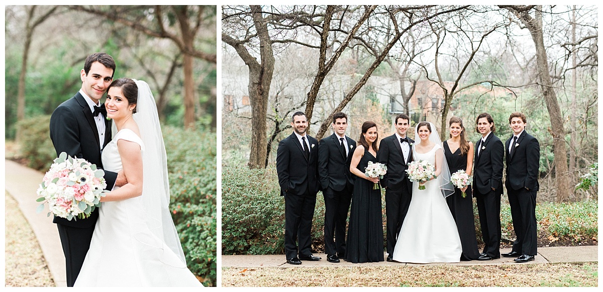 Timeless classic ivory and blush dallas wedding flowers