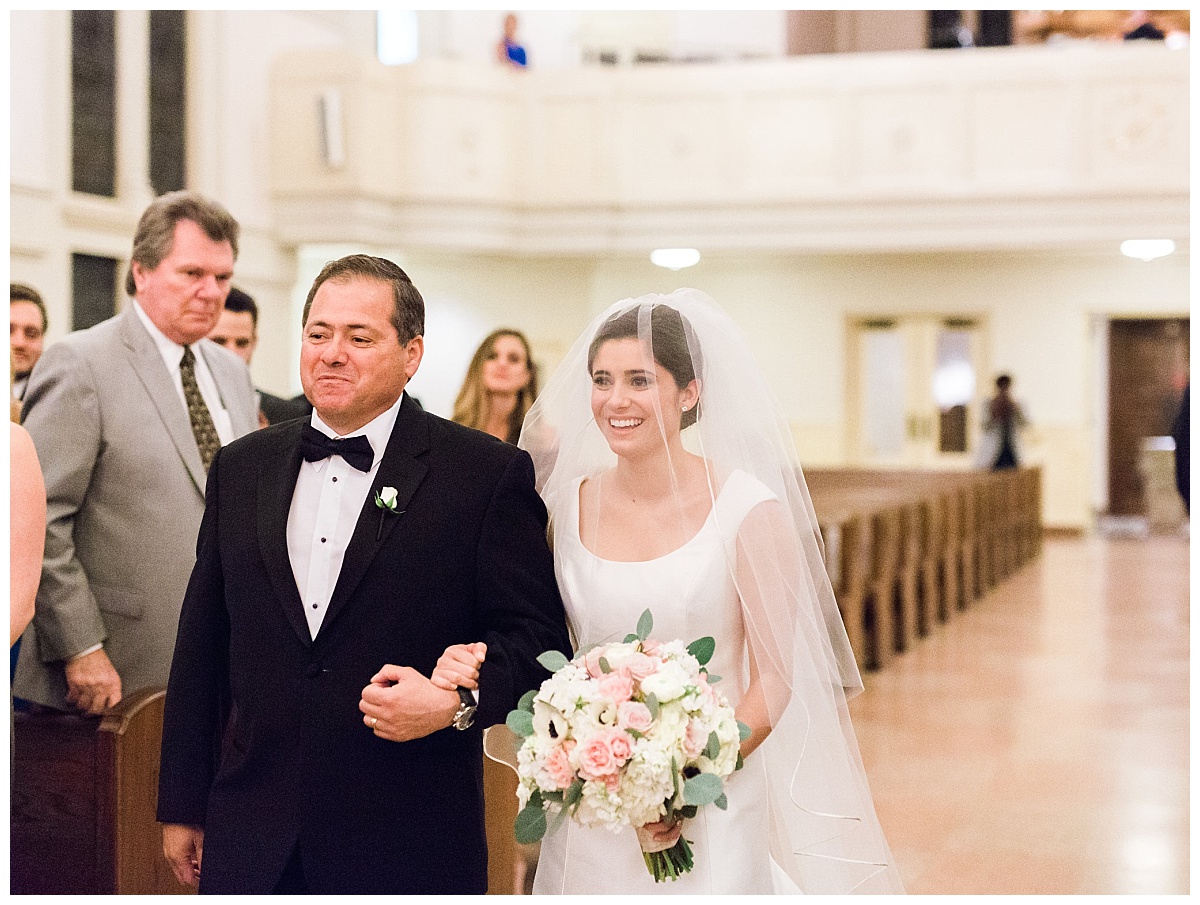 Timeless classic ivory and blush dallas wedding flowers