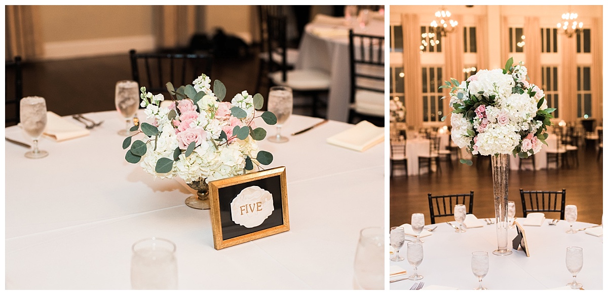 Timeless classic ivory and blush dallas wedding flowers