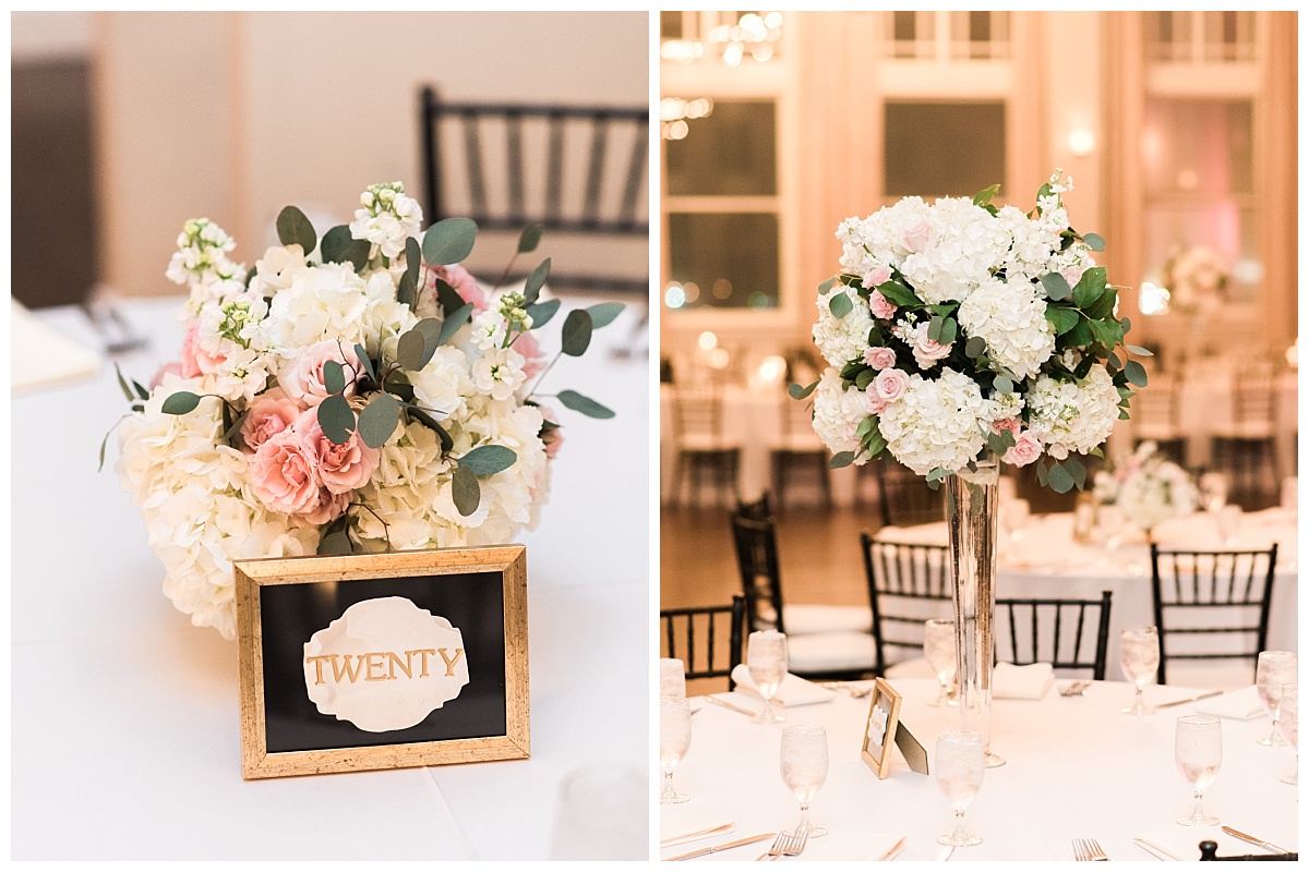 Timeless classic ivory and blush dallas wedding flowers