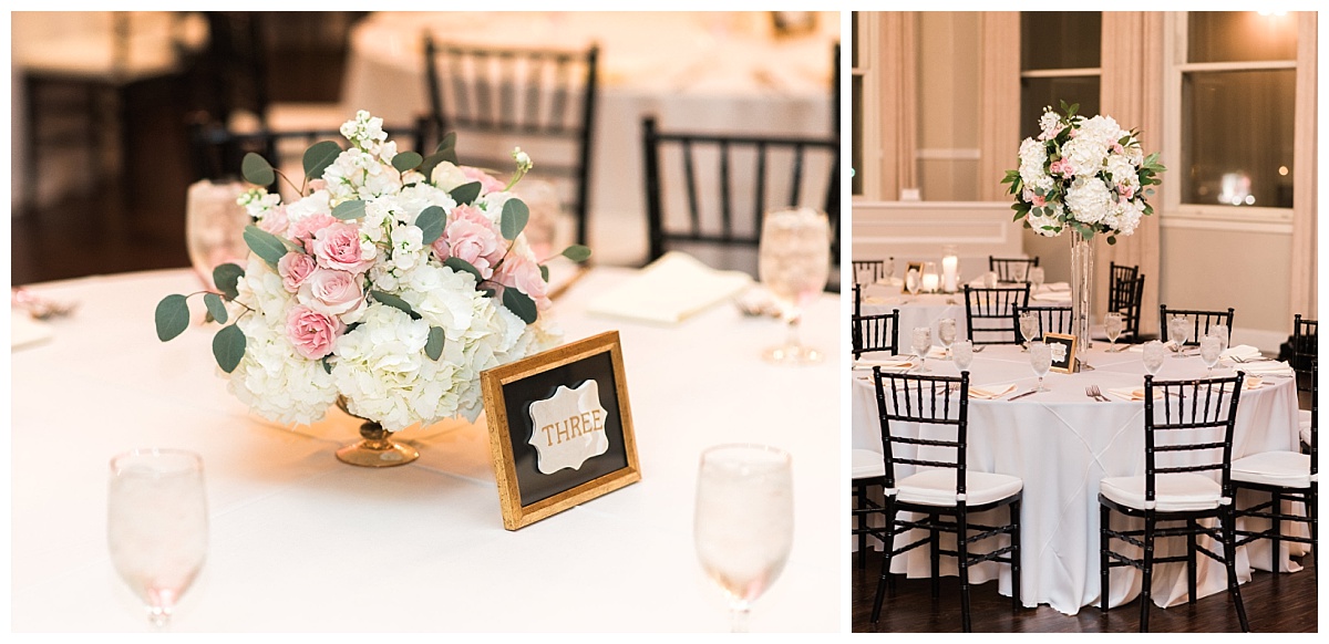 Timeless classic ivory and blush dallas wedding flowers