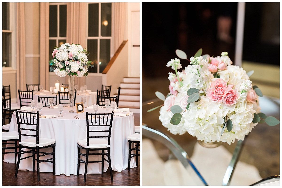 Timeless classic ivory and blush dallas wedding flowers