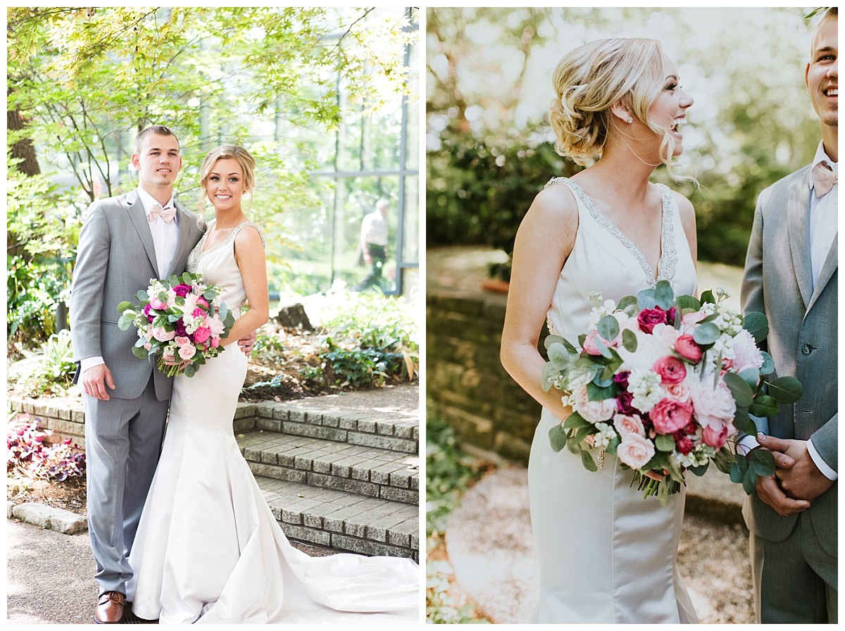 Texas Discovery Garden Spring Wedding Pink wedding flowers