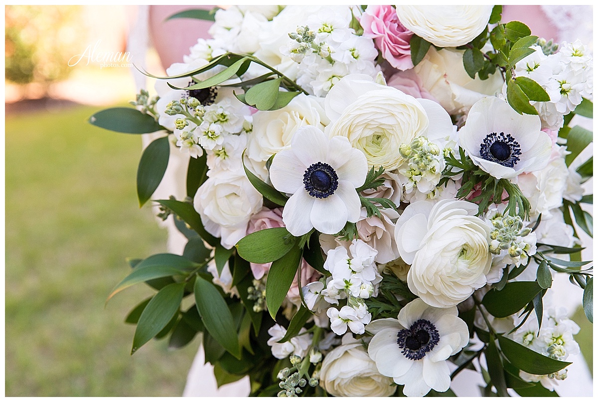 Chapel At Ana Villa Traditional Spring Wedding Flowers