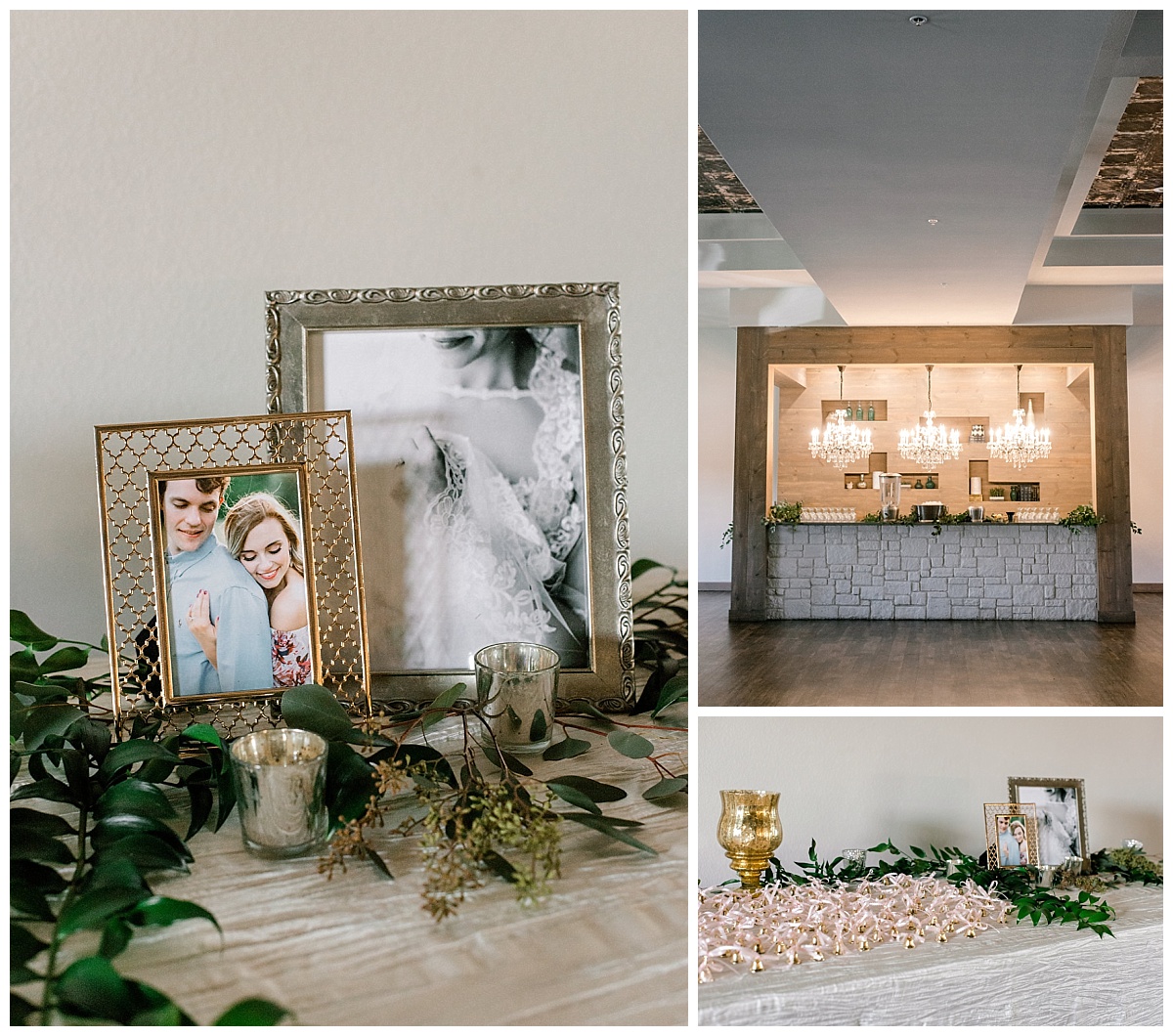 Hidden Pines,Highland Village,Dallas,greenery,Bethany Erin,Natural,Texas,Wedding,flowers,bouquets,centerpieces,A & L Floral Design,Smilax,Mantle